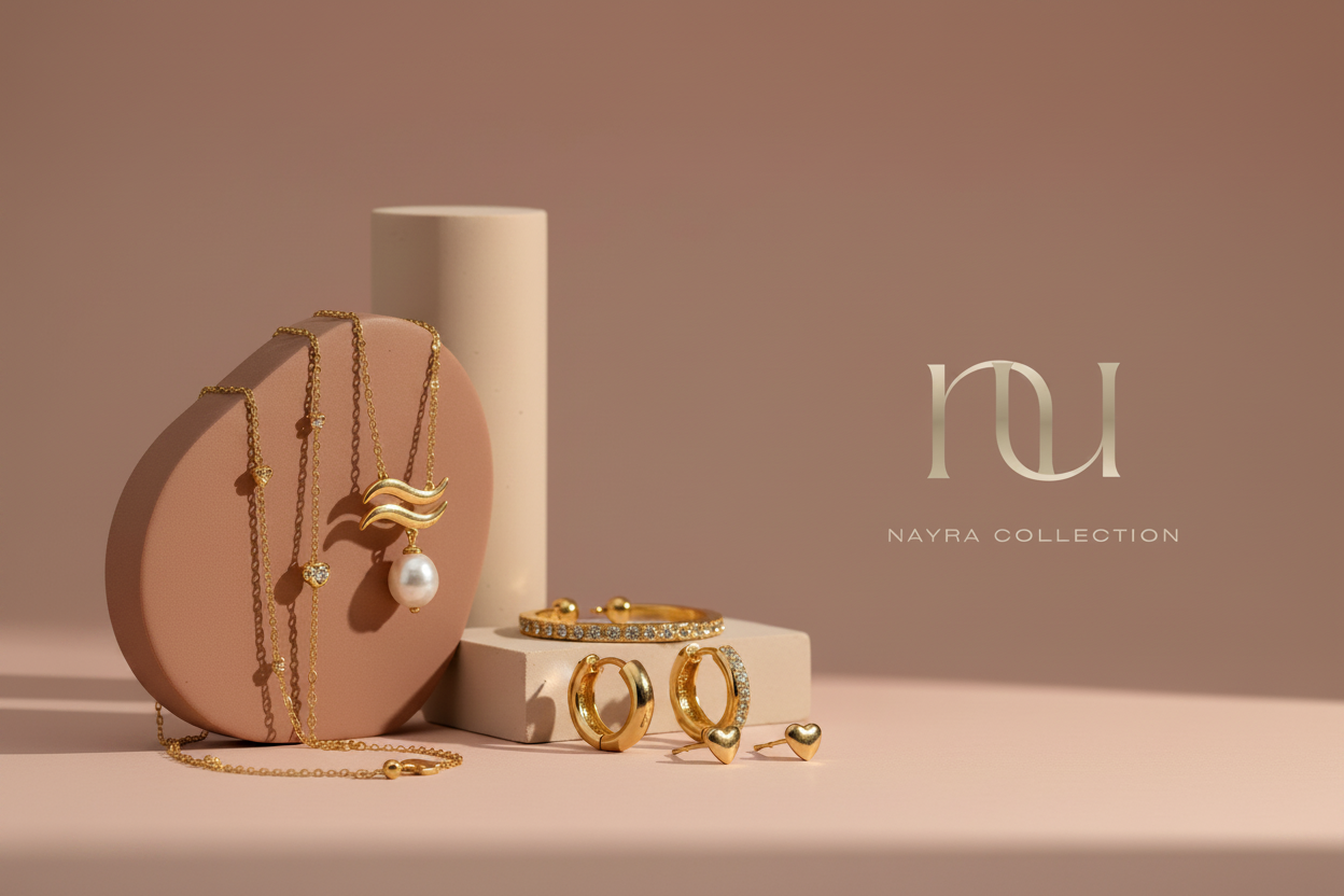 Bannière Nayra Collection - Beige Doré Crème